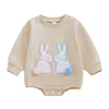 SWEET BUNNIES Long-Sleeve Onesie