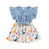 SPRING CHICK Ruffle Dress