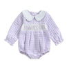 MAMA'S/DADDY'S Girl Collar Romper