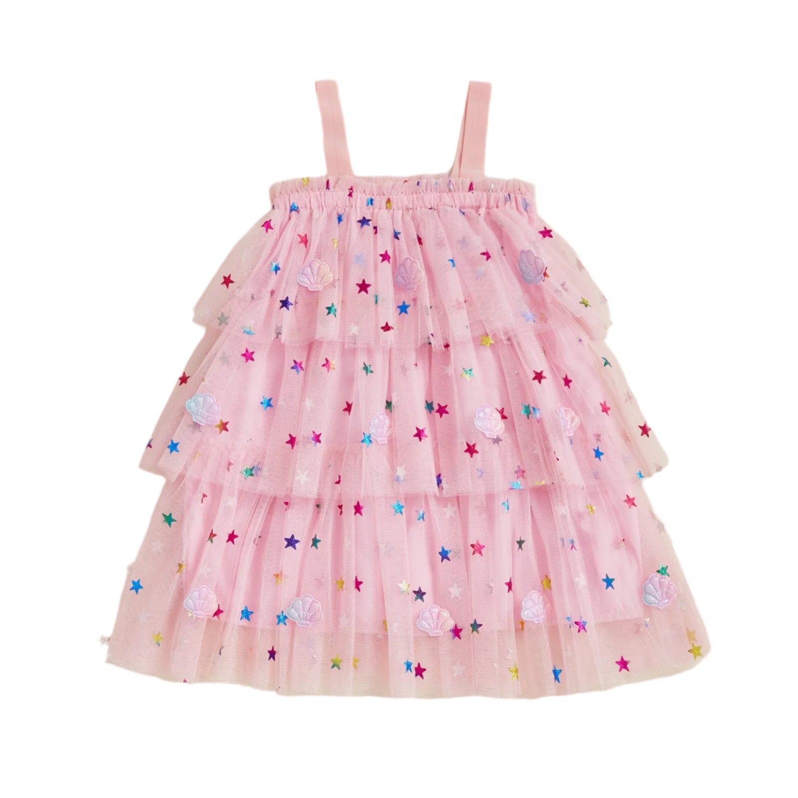 SEASHELLS Layered Tulle Dress