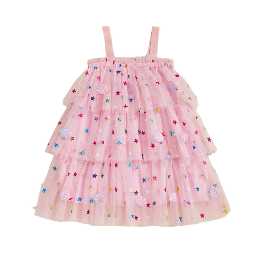 SEASHELLS Layered Tulle Dress