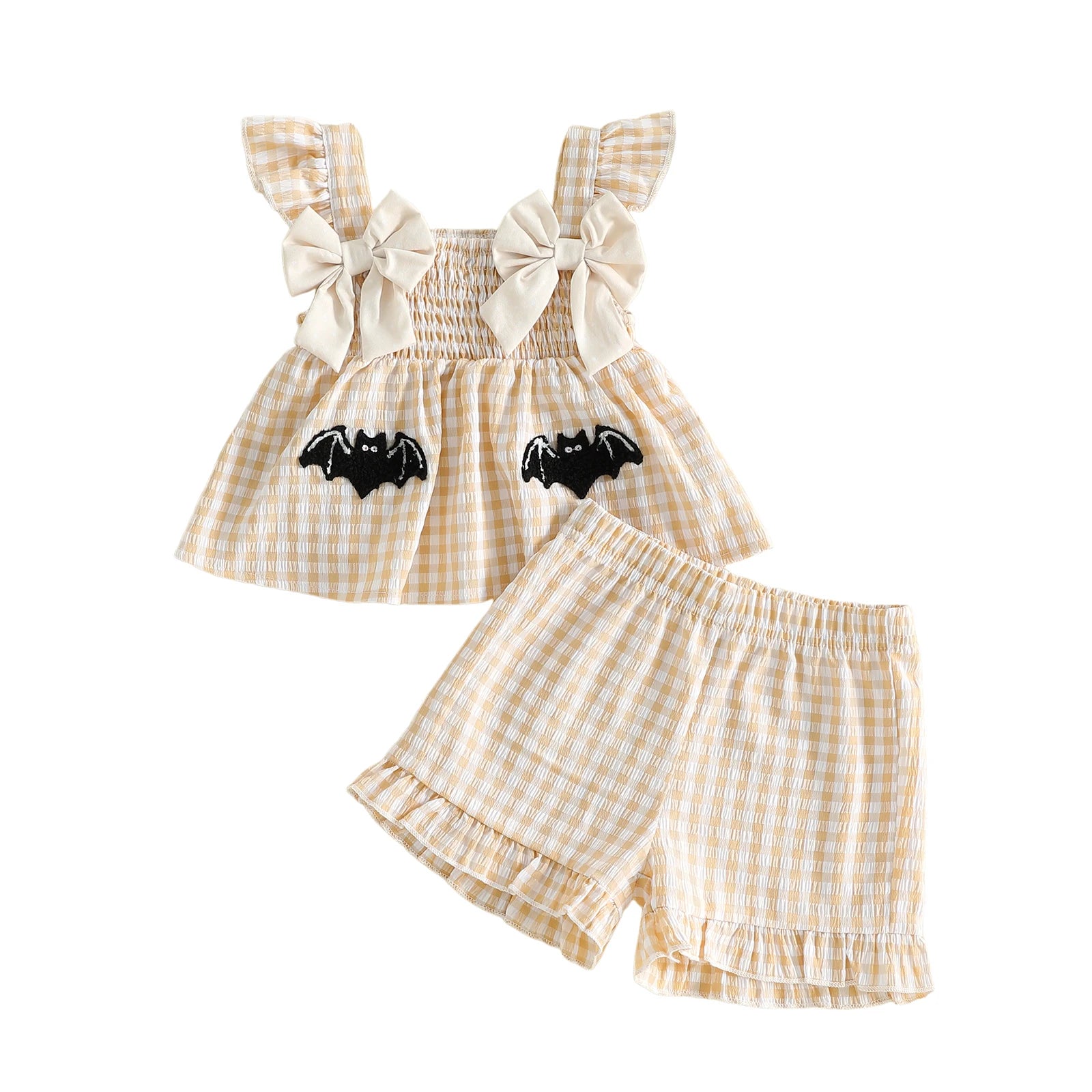 SPOOKY Checkered Bowtie Outfit