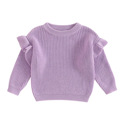 STELLA Knitted Ruffle Sweater