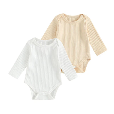 BASIC Set of 2 Ribbed Long-Sleeves