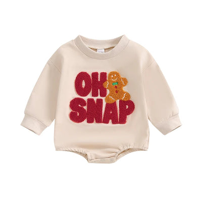 OH SNAP Long-Sleeve Onesie