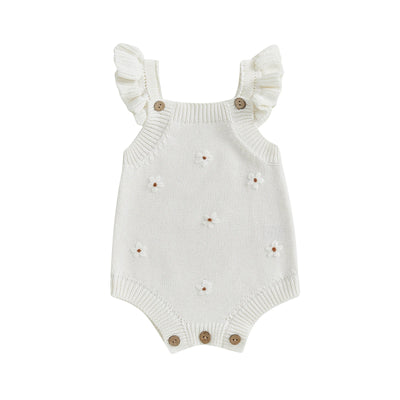 DAISY Knitted Ruffle Romper