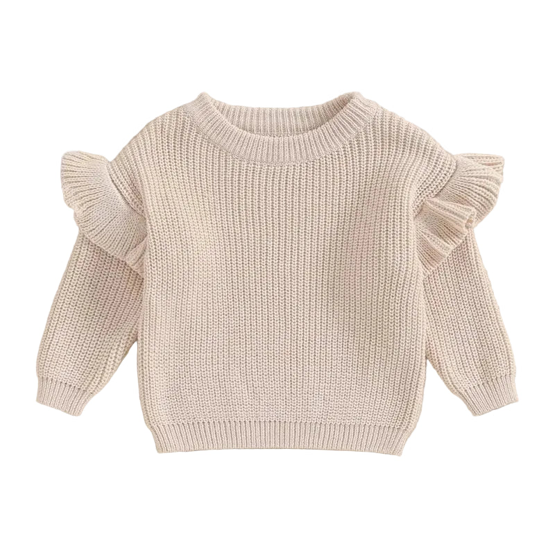 BELLA Ruffle Knitted Sweater