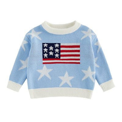 USA FLAG Knitted Sweater