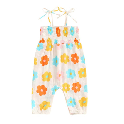 FLOWER POWER Pull-on Jumpsuit