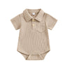 CODY Waffle Knit Polo Onesie