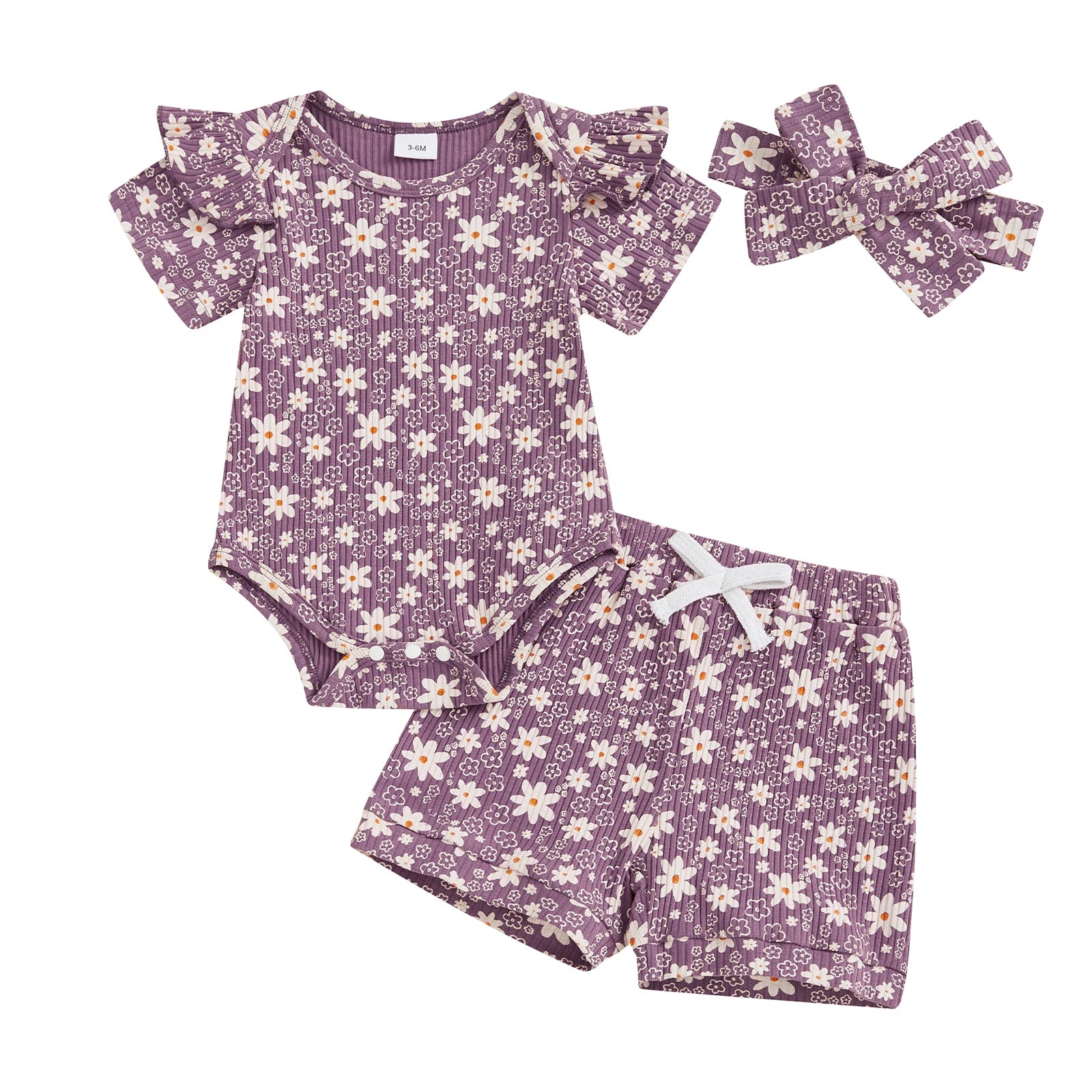 MARCIE Floral Ruffle Outfit
