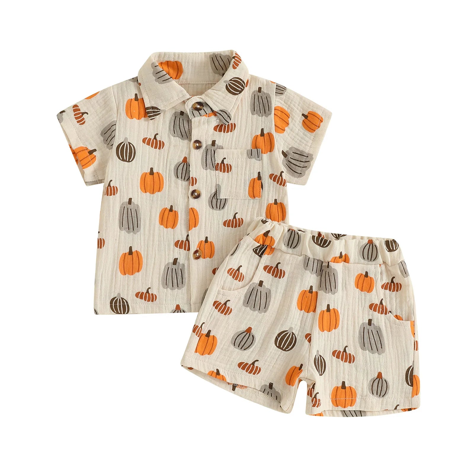 PUMPKIN Muslin Pyjamas