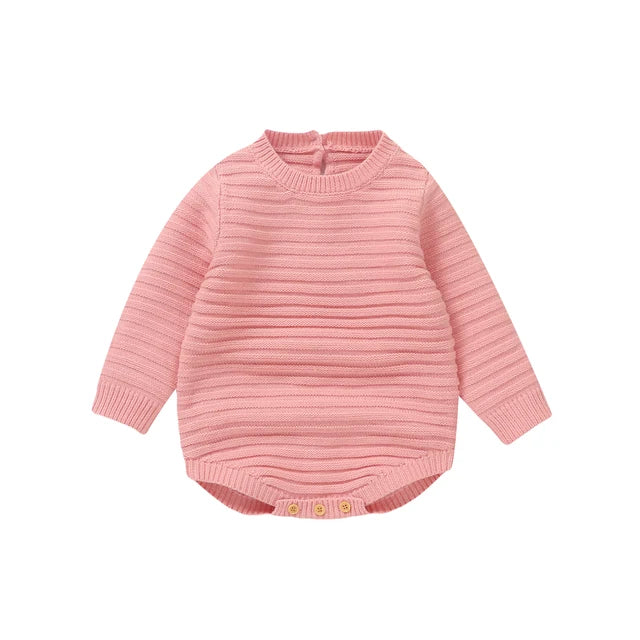 ROBIN Knitted Ribbed Romper