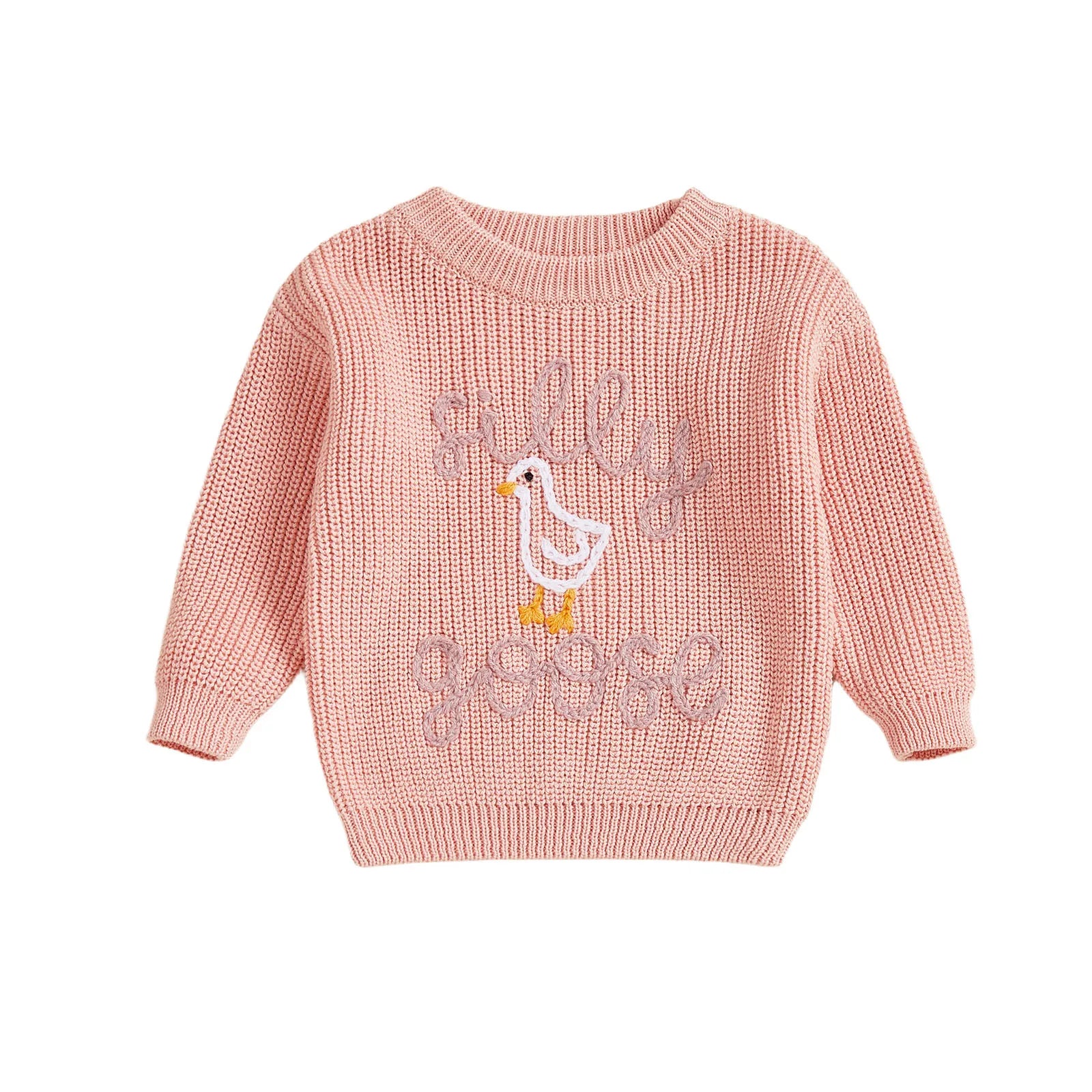 SILLY GOOSE Knitted Sweater