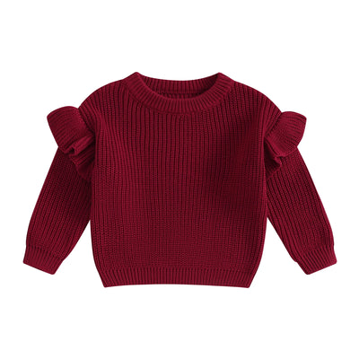 STELLA Knitted Ruffle Sweater