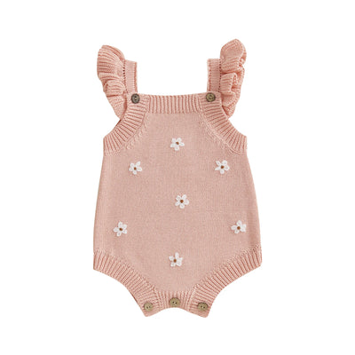 DAISY Knitted Ruffle Romper