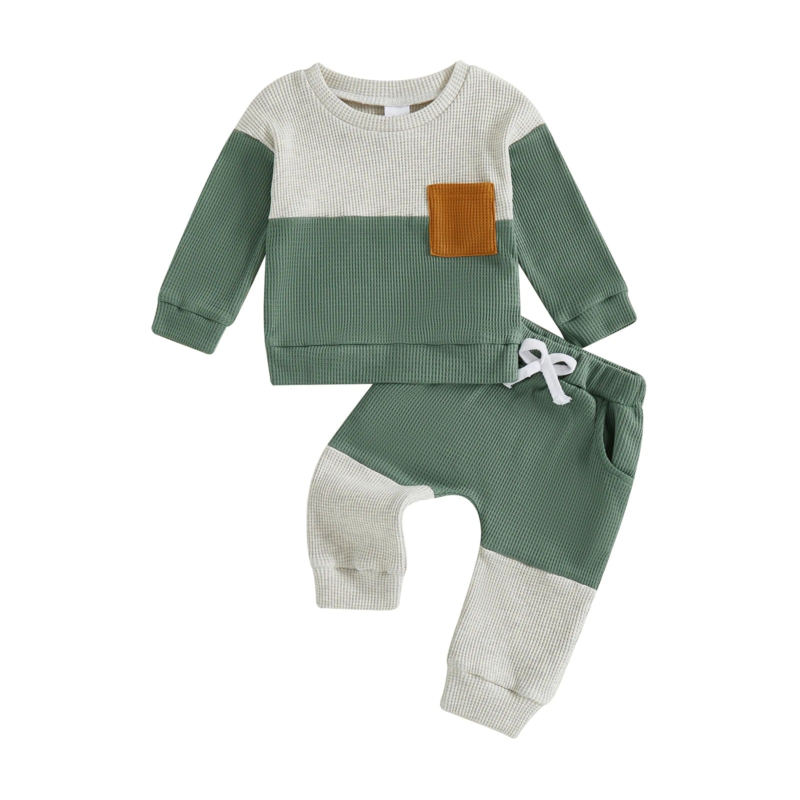 LENNY Color Block Pocket Outfit