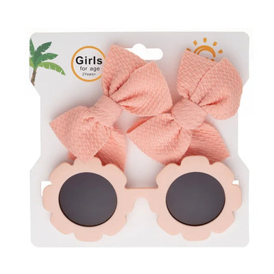 FLOWER Sunnies with Bowtie Hair Clips