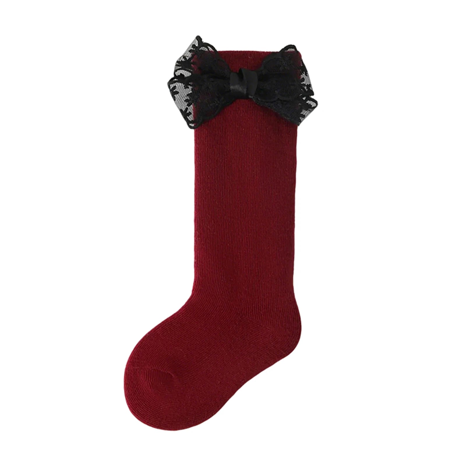 MARIETTA Lace Bowtie Socks