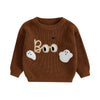 BOO Ghost Knitted Sweater
