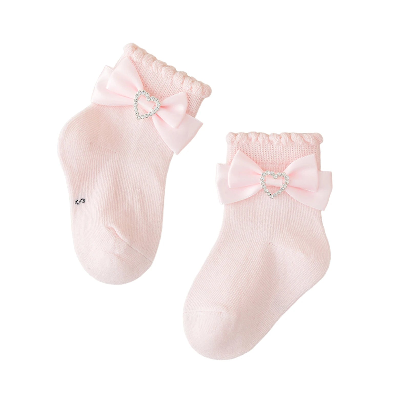 SPARKLING HEART Bowtie Socks