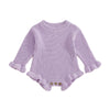 JANIE Knitted Ruffle Romper