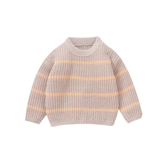 AVERY Striped Knitted Sweater