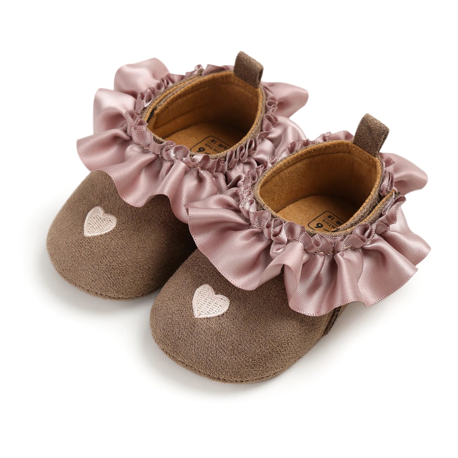 LITTLE HEART Ruffle Shoes