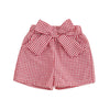 POLLY Checkered Bowtie Shorts