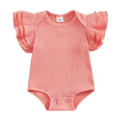 MILA Ruffle Sleeve Onesie