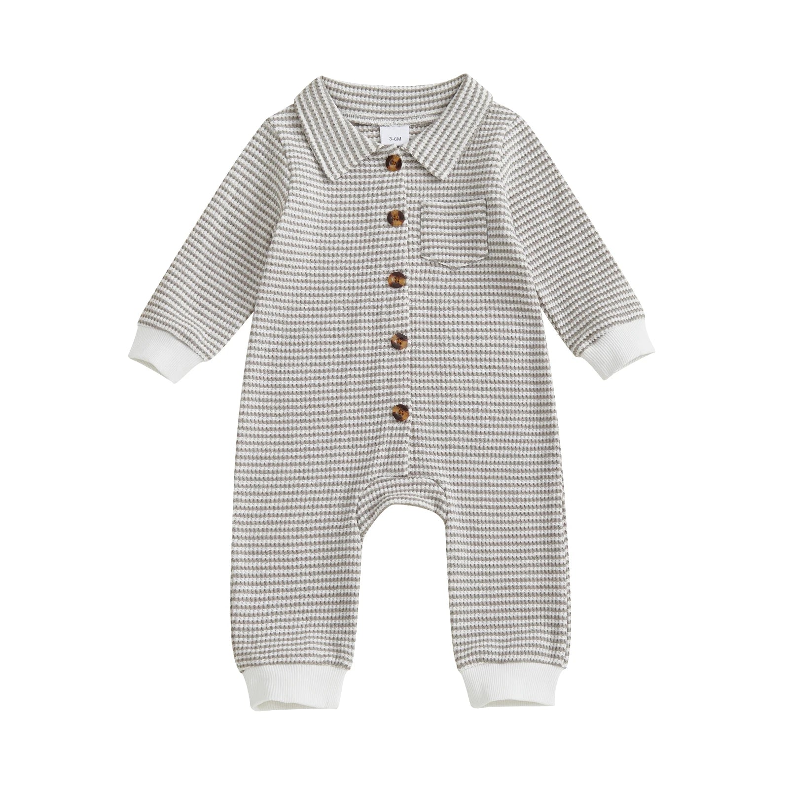 STRIPES Collared Jumpsuit