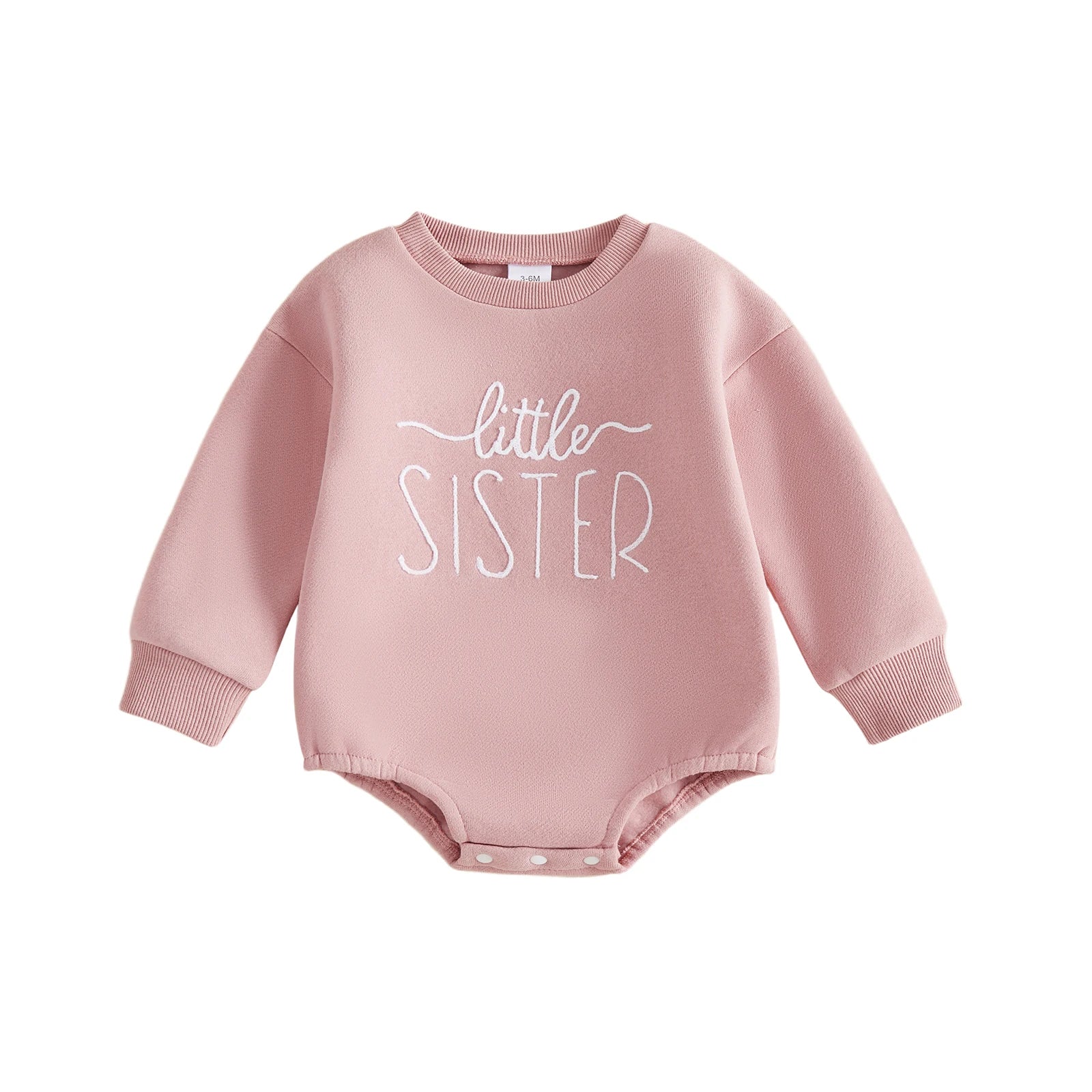 LITTLE SISTER/BROTHER Long-Sleeve Onesie