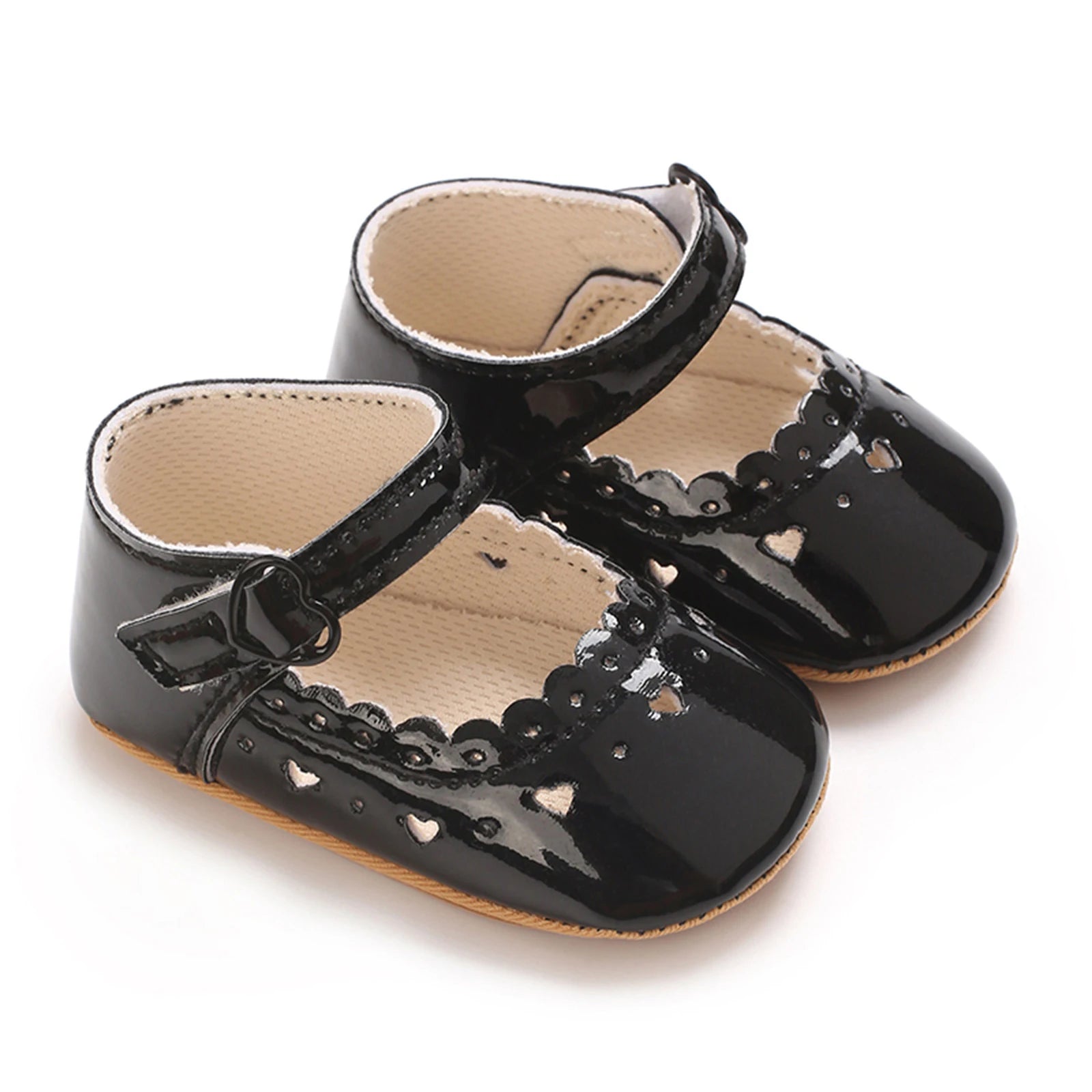 LITTLE HEARTS Strap Shoes