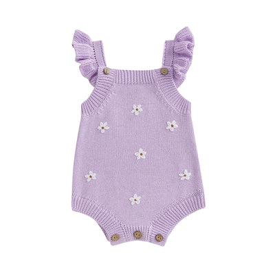 DAISY Knitted Ruffle Romper