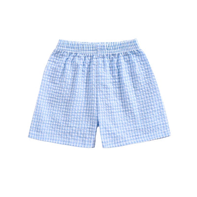 SUMMER Plaid Muslin Shorts