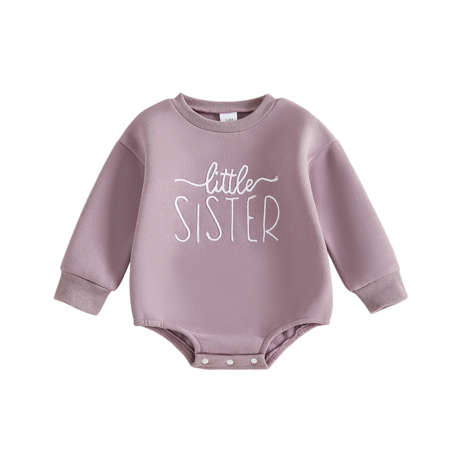 LITTLE SISTER/BROTHER Long-Sleeve Onesie