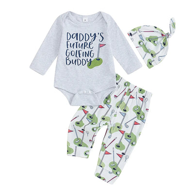 DADDY'S FUTURE GOLFING BUDDY White Outfit