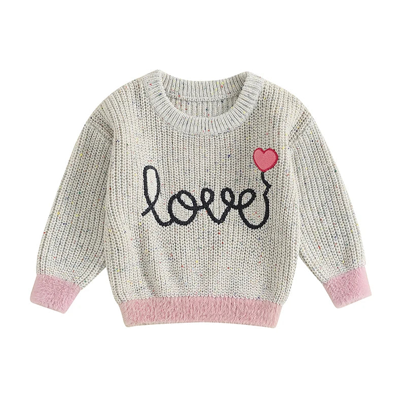 LOVE Balloon Knitted Sweater