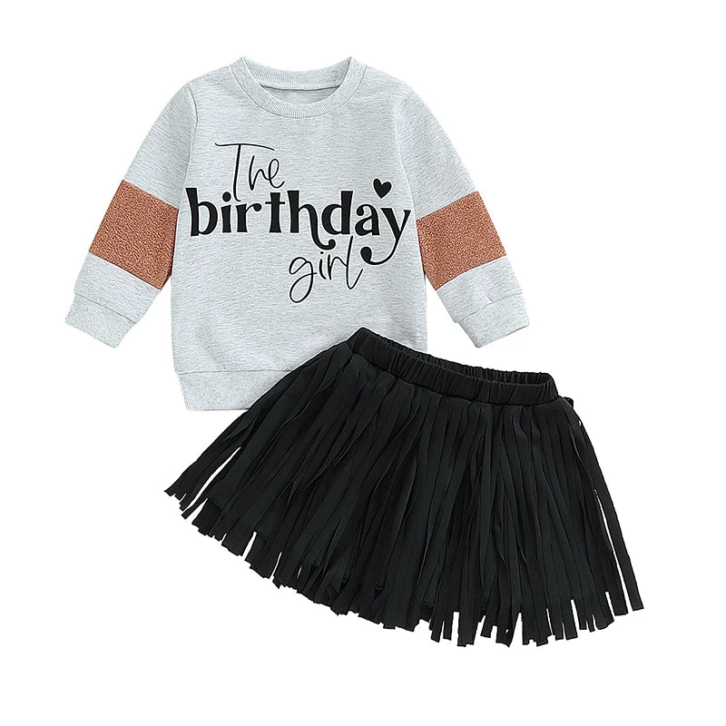 THE BIRTHDAY GIRL Tassel Skirt Outfit