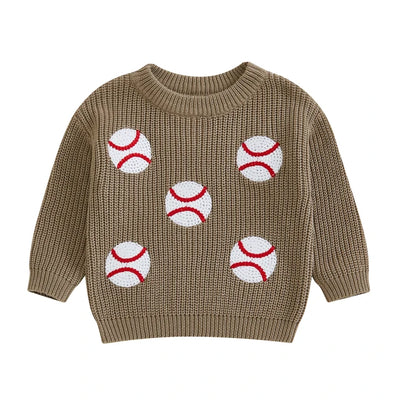 BASEBALL Knitted Sweater