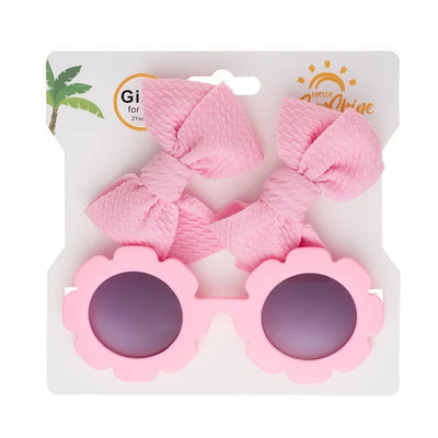 FLOWER Sunnies with Bowtie Hair Clips