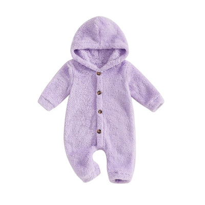 FLEECE Hooded Jumpsuit