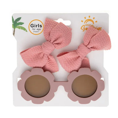 FLOWER Sunnies with Bowtie Hair Clips