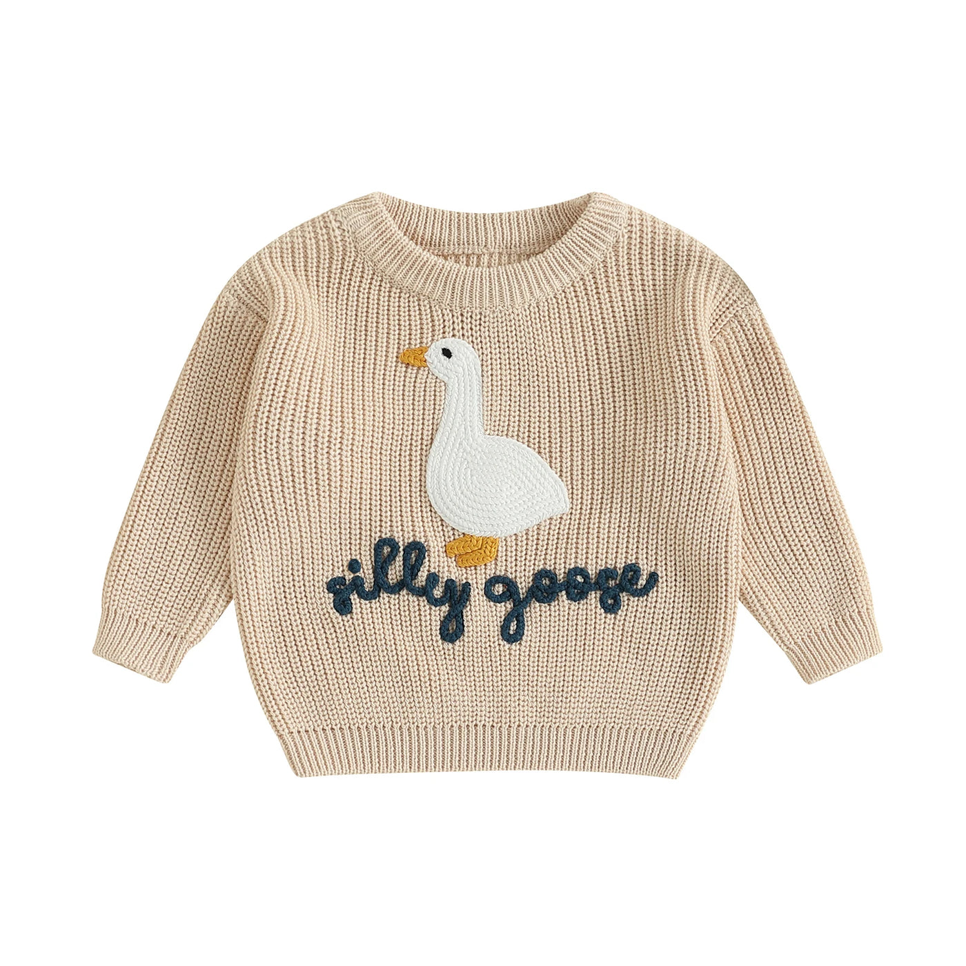 SILLY GOOSE Knitted Sweater