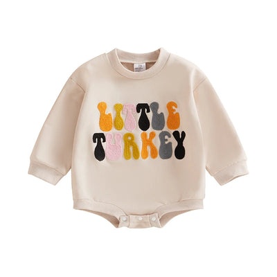 LITTLE TURKEY Long-Sleeve Onesie