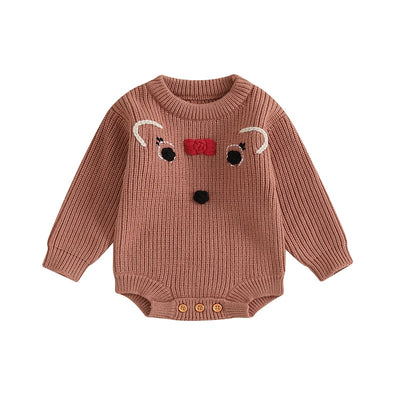 BABY DEER Knitted Romper