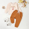 LITTLE TURKEY Brown Joggers Outfit