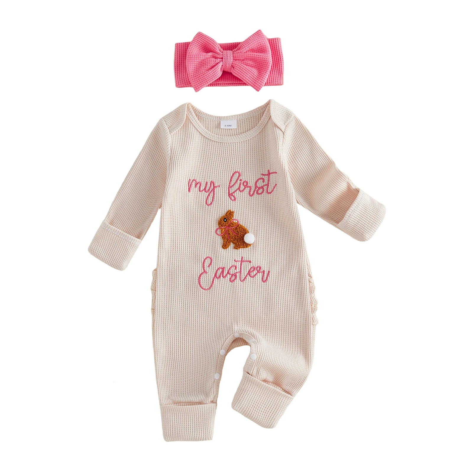 MY FIRST EASTER Ruffle Jumpsuit