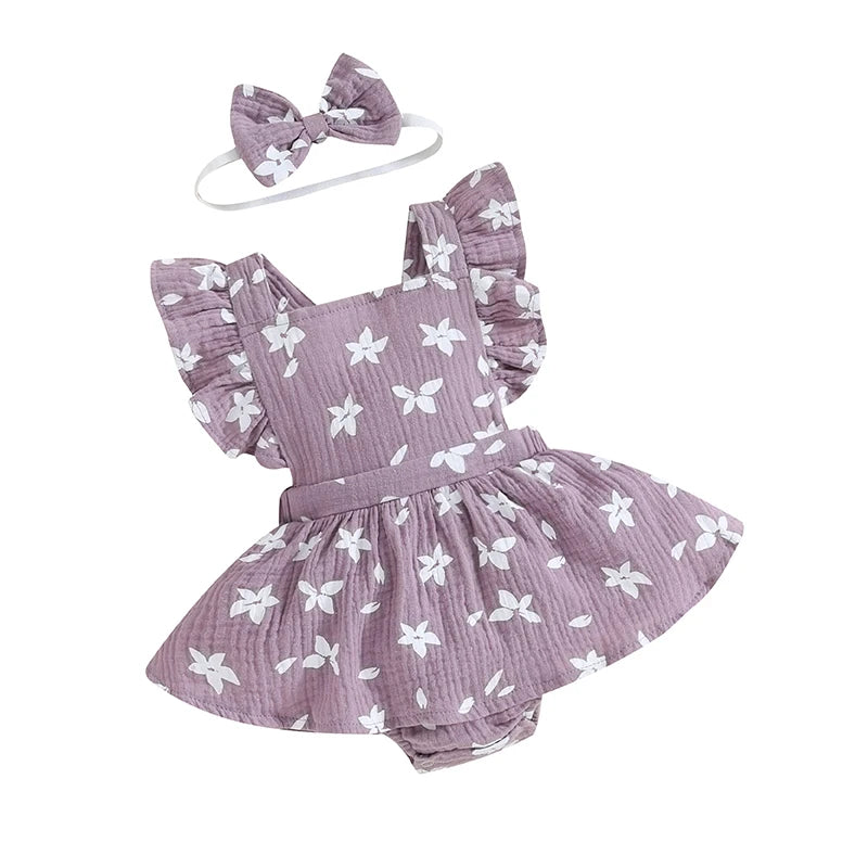 PETALS Ruffle Romper Dress