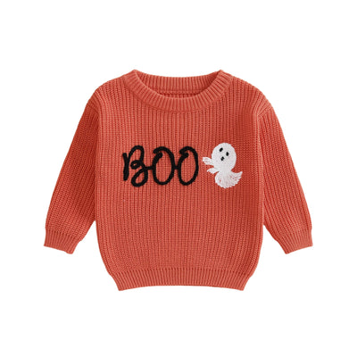 BOO Ghost Knitted Sweater